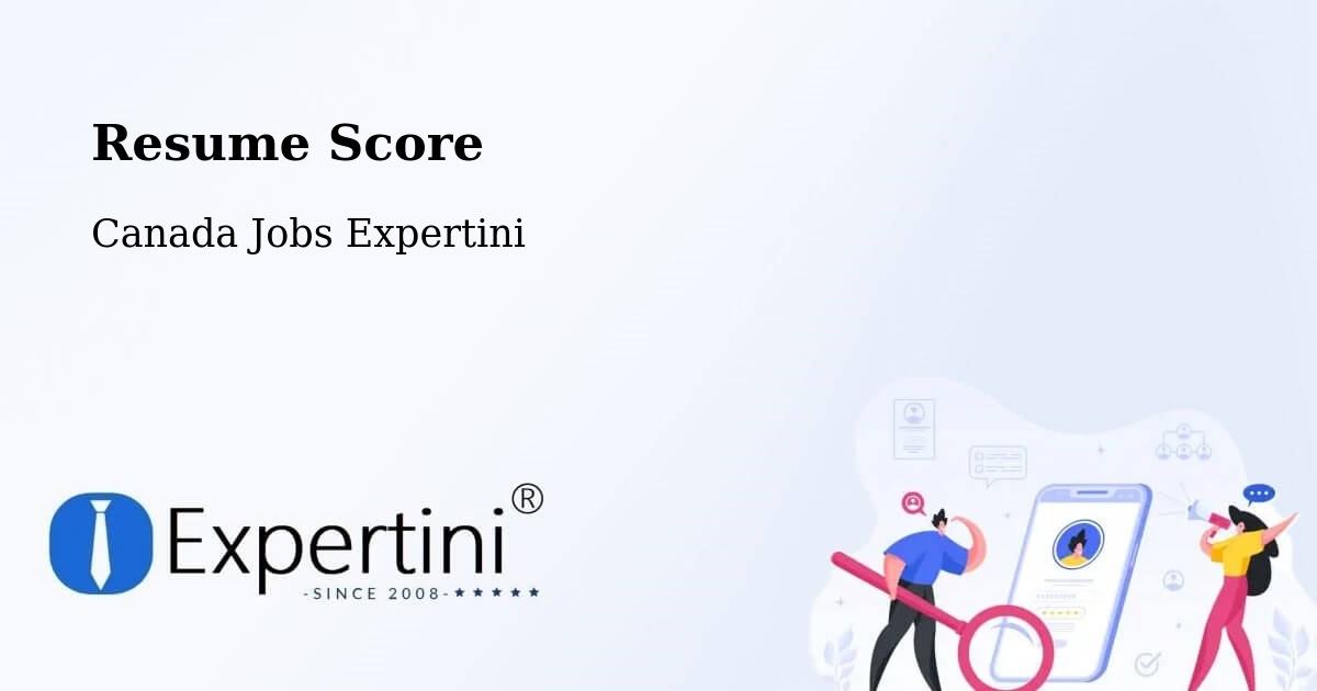 Resume Score & Job Description Match Tool – Mount Pearl - Canada Jobs Expertini